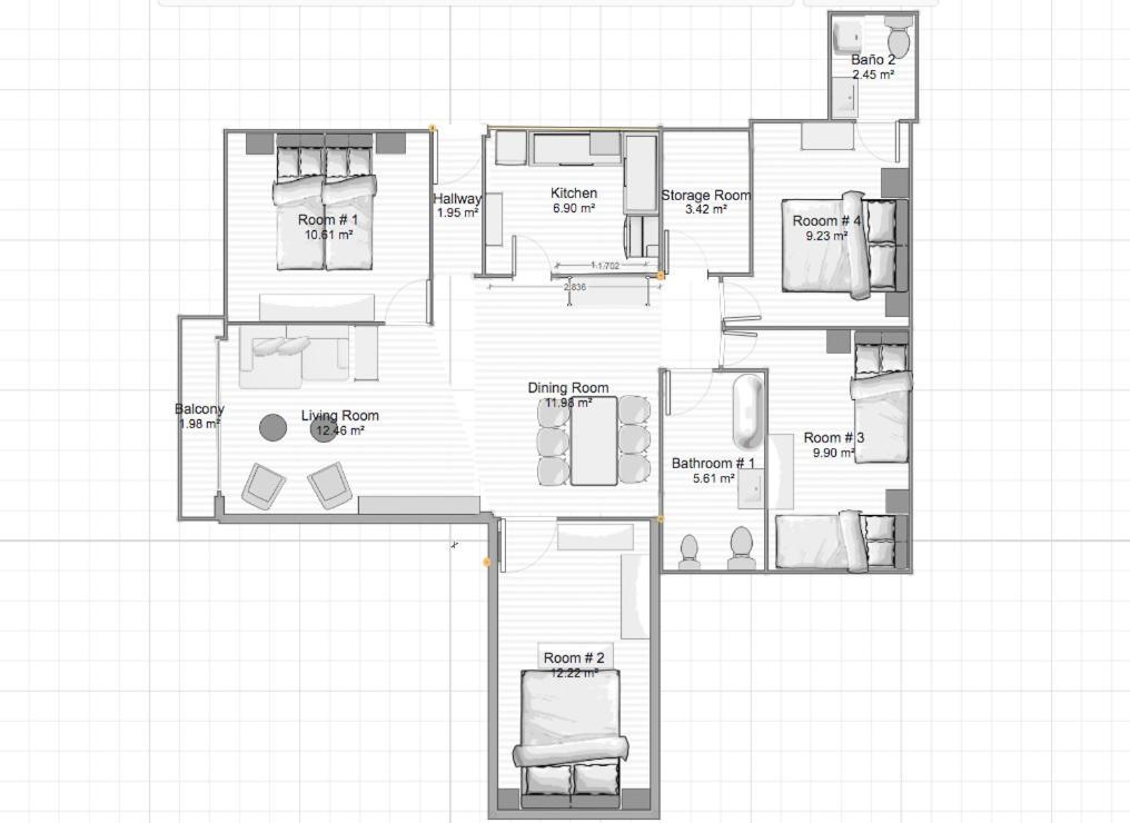 Acogedor Apt 8Pax 4Bdr 2Bth- Cozyhomesevilla2 Εξωτερικό φωτογραφία